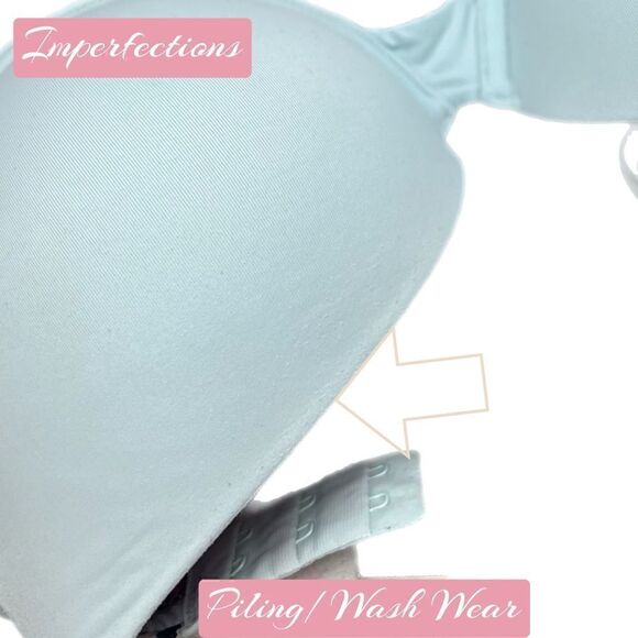 VS PINK Wear Everywhere Light Blue Push-Up Bra - Picture 8 of 12